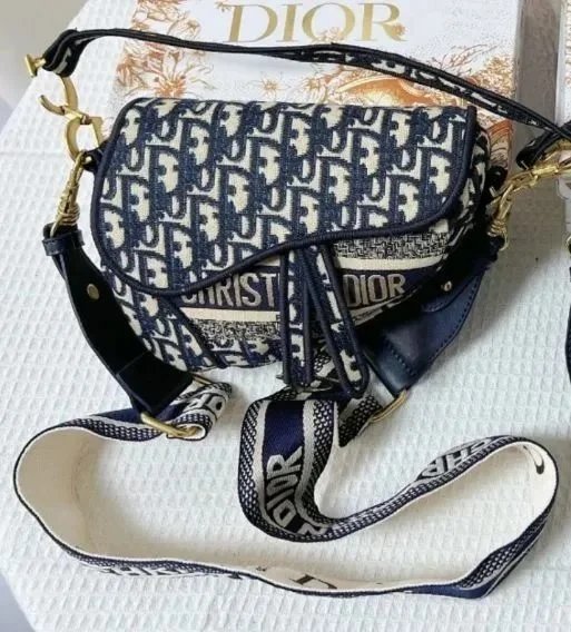 Dior Oblique Monogram Dark Gray Backpack - 3