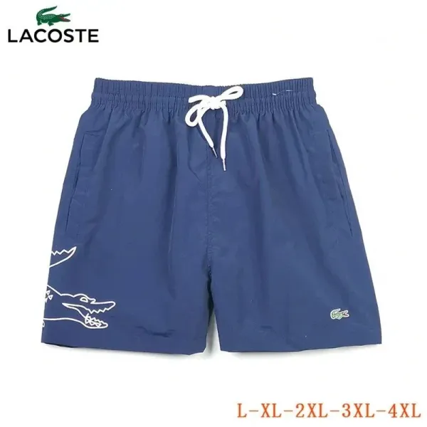 Lacoste Crocodile Outline Swim Shorts Navy - 1