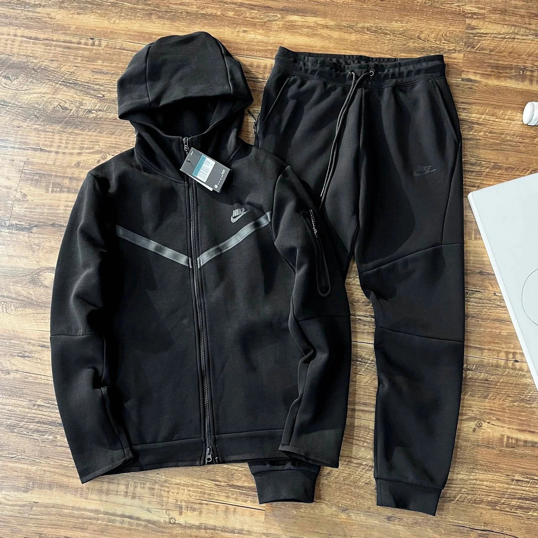 Set in black