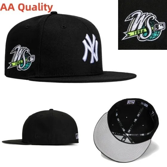 New York Yankees Hats Fitted Flat-Brim Baseball Cap — Figure 14