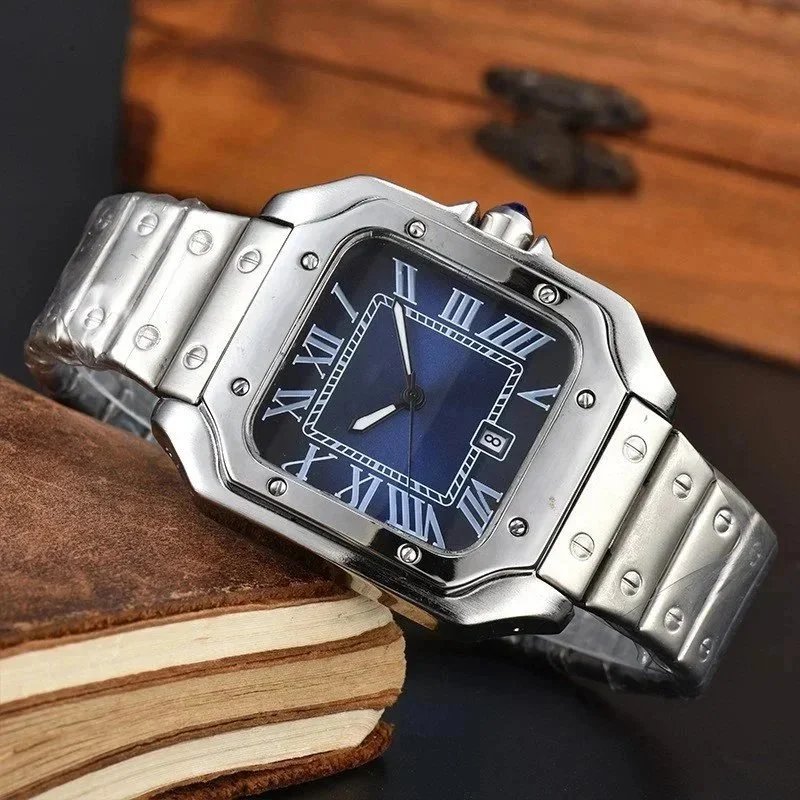 Cartier Watches Santos de square Roman-numeral watch image 4