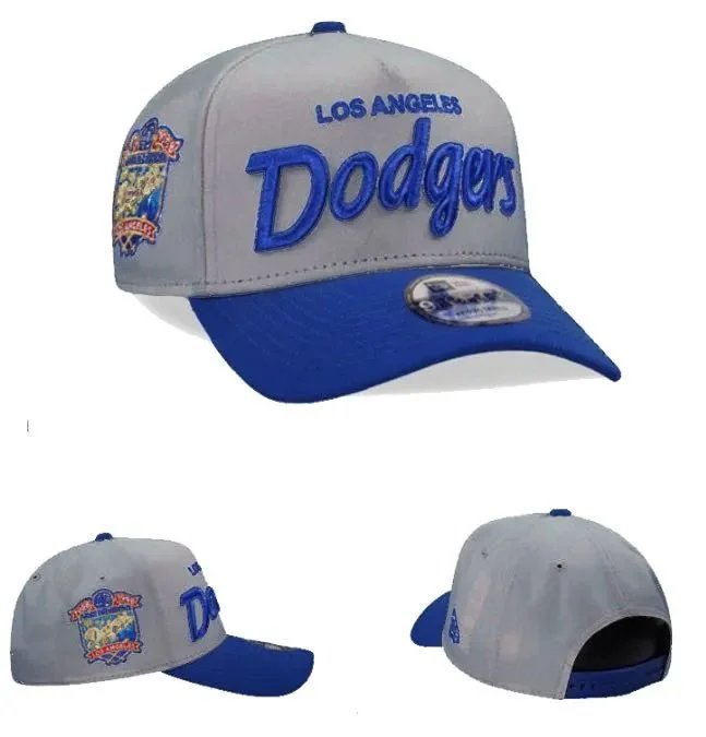 Los Angeles Dodgers Hats Adjustable embroidered baseball cap image 2