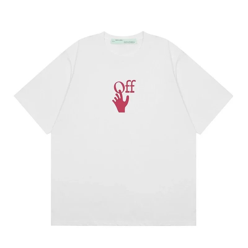 Off-White T-Shirts Graphic Print — F39 white