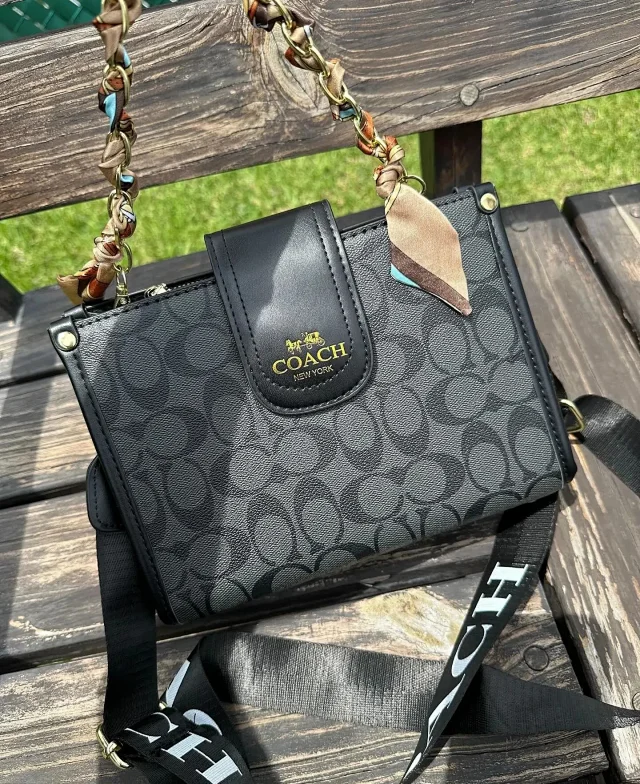 Coach Crossbody Bags Signature C Print Zip-Top Bag product detail image 3