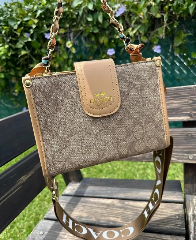 Coach Crossbody Bags Signature C Print Zip-Top Bag product detail image 4