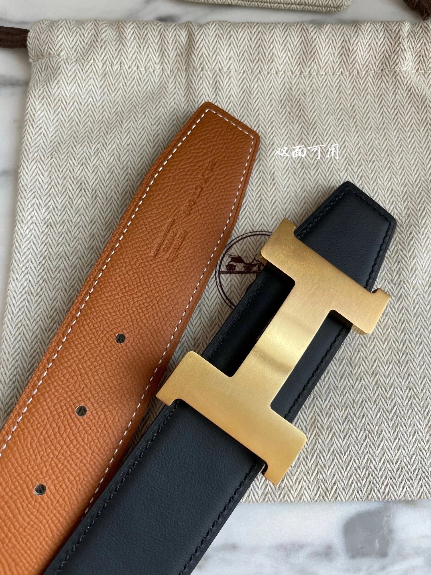 Hermès Belts Constance Reversible Leather Belt, 38 mm image 5