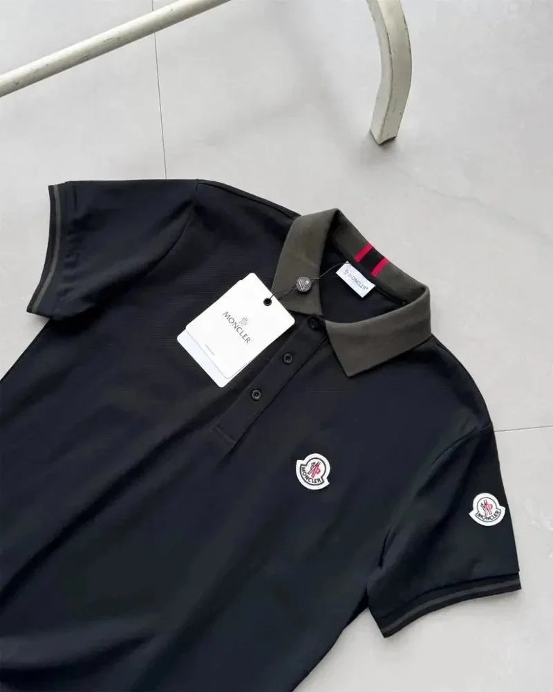 MONCLER蒙口25年春夏POLO衫男士男生新款珠地网眼布棉质经典POLO 10