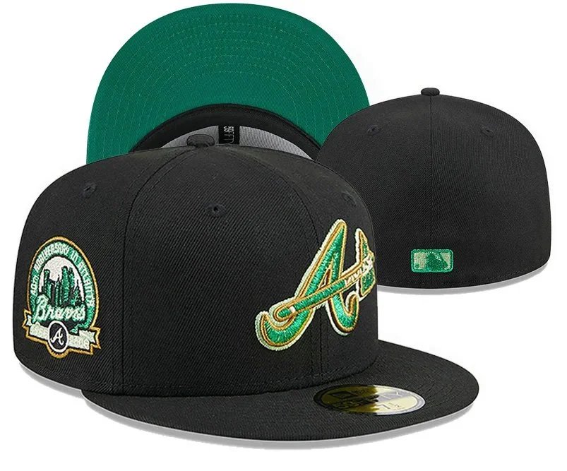 New Era Hats 59FIFTY Atlanta Braves flat-brim fitted cap image 14