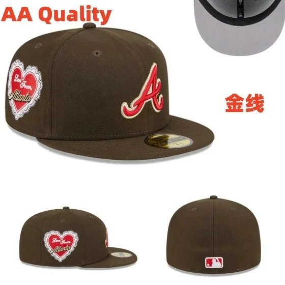 New Era Hats 59FIFTY Atlanta Braves fitted flat-brim cap — Figure 19