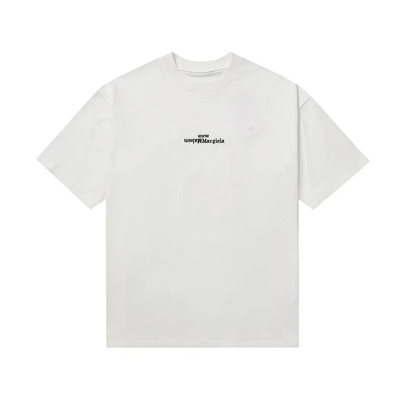 Maison Margiela T-Shirts Crew Neck Graphic — 618 white.