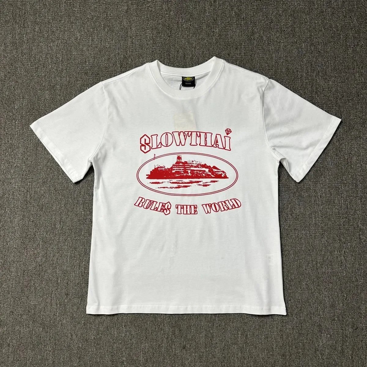 Corteiz T-Shirts Graphic Print — Style C (White)