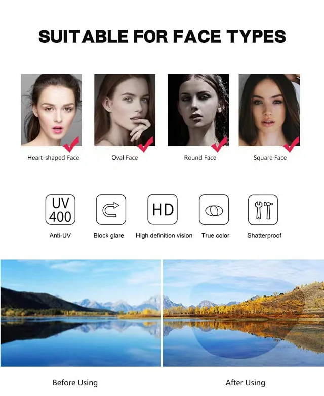 Unbranded Eyewear 95167 square-frame prescription glasses product detail image 3