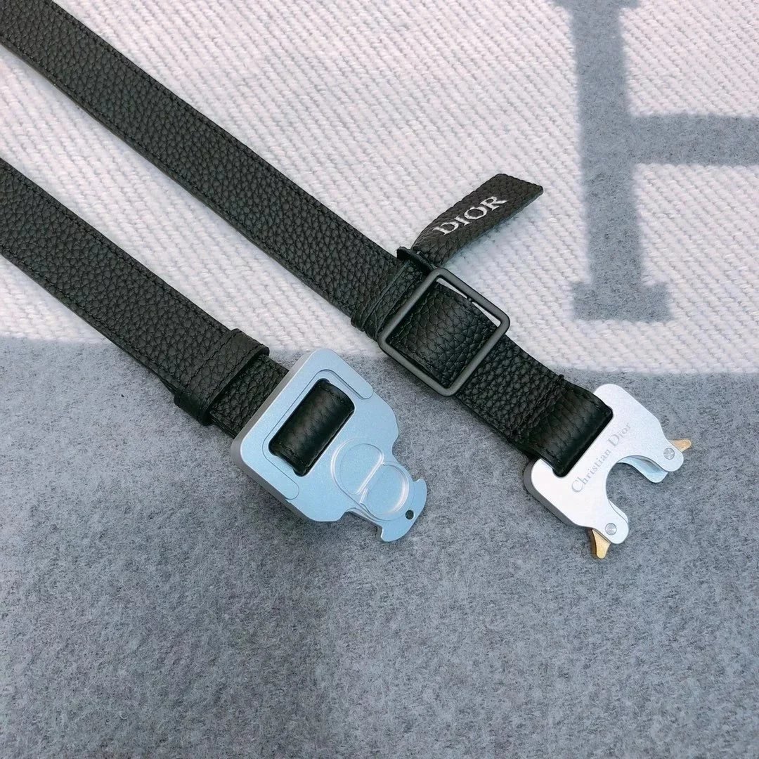 Dior Belts CD buckle leather belt image 8