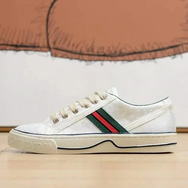 Gucci Sneakers Low-Top Canvas Web-Stripe product detail image 7