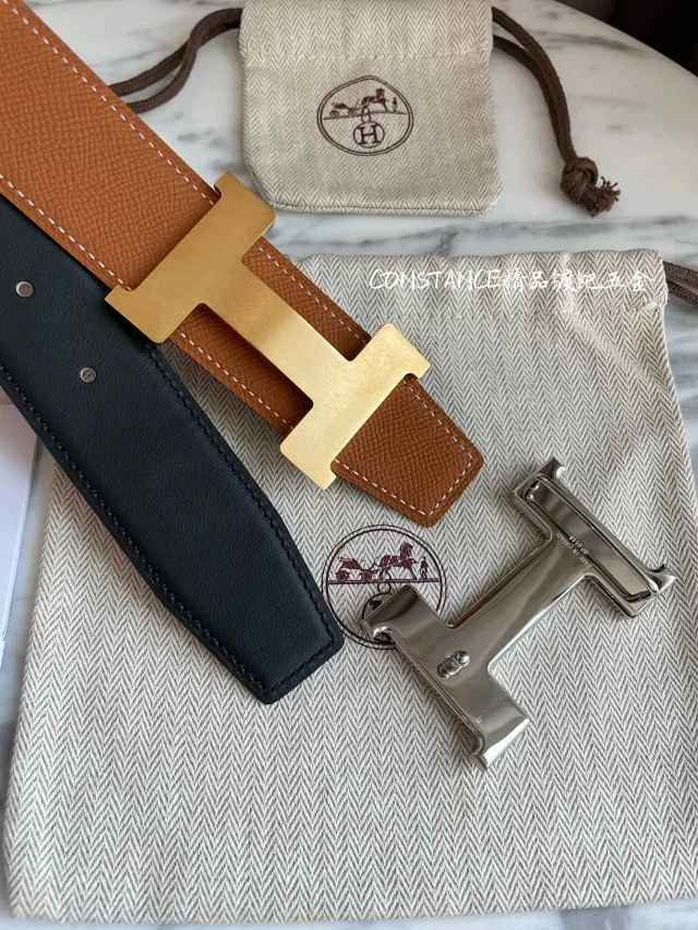 Hermès Belts Constance Reversible Leather Belt, 38 mm product detail image 6