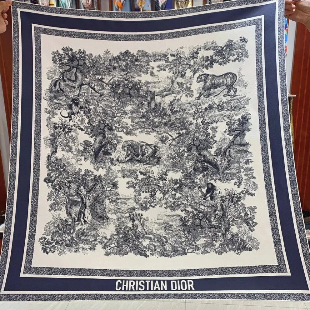Dior Scarves D-Animal World square silk scarf — Item 1