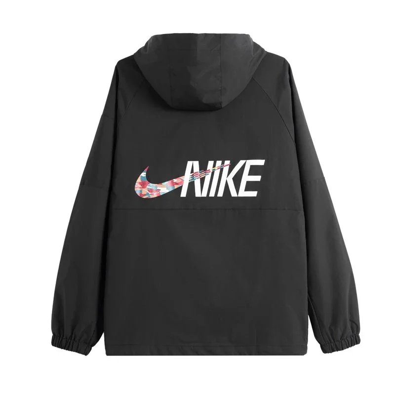 Nike Jackets Full-Zip Hooded Windbreaker Jacket with Just Do It Graphic image 7