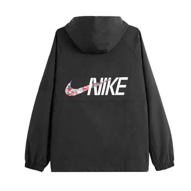 Nike Jackets Full-Zip Hooded Windbreaker Jacket with Just Do It Graphic product detail image 7