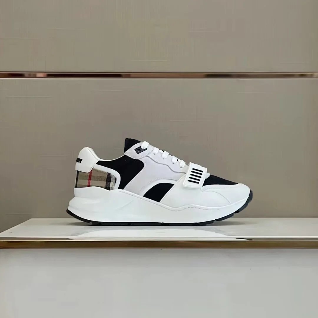 Burberry Sneakers Check-panel strap — Image color 11