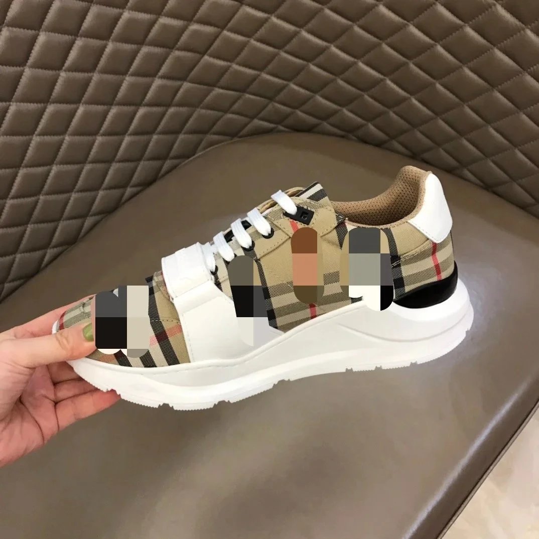 Burberry Sneakers Check-panel strap — Picture color 24