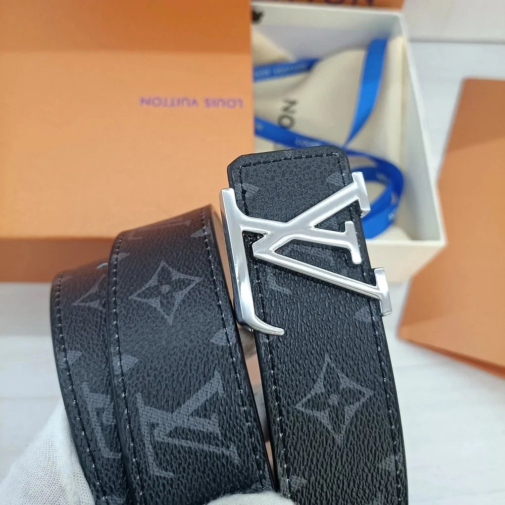 Louis Vuitton Belts LV Monogram Initials Buckle image 5