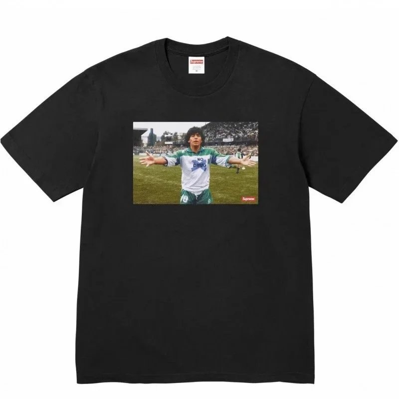 Supreme T-Shirts Box Logo Print — S013 Black