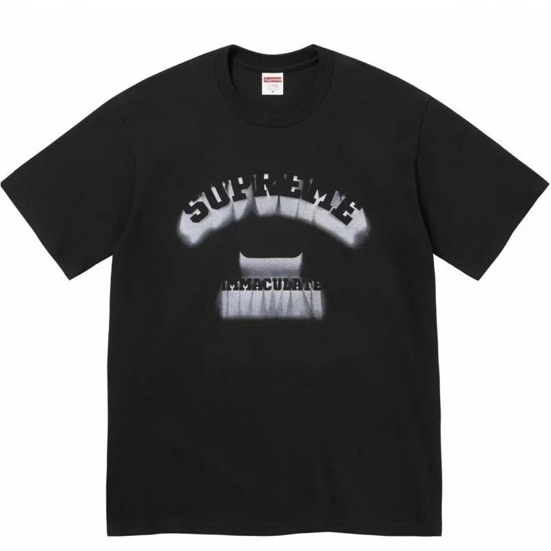 Supreme T-Shirts Box Logo Print — S006 Black