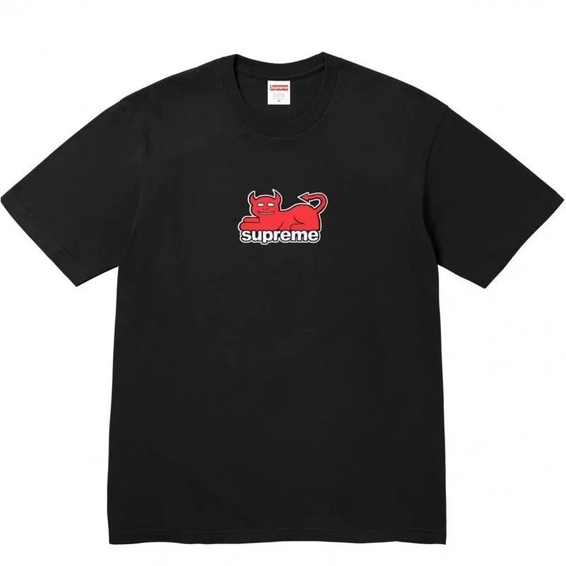 Supreme T-Shirts Box Logo Print — S009 Black
