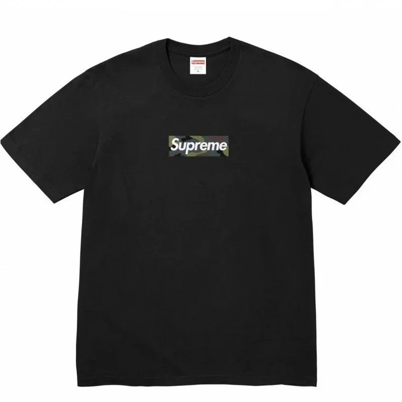 Supreme T-Shirts Box Logo Print — S025 Black