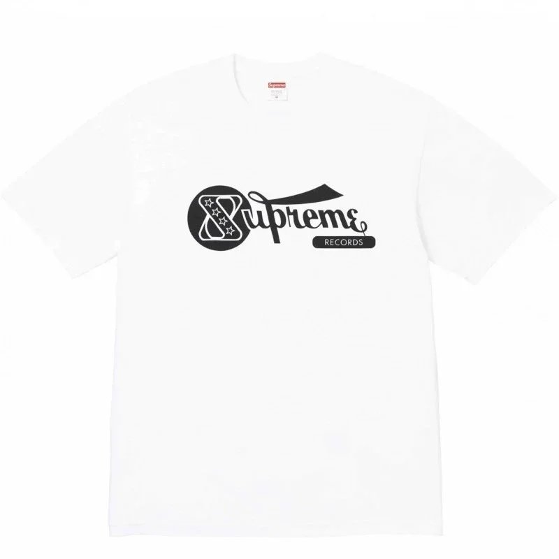 Supreme T-Shirts Box Logo Print — S004 White