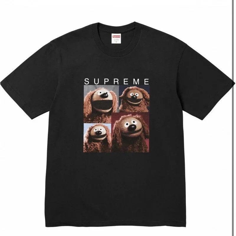 Supreme T-Shirts Box Logo Print — S011 Black