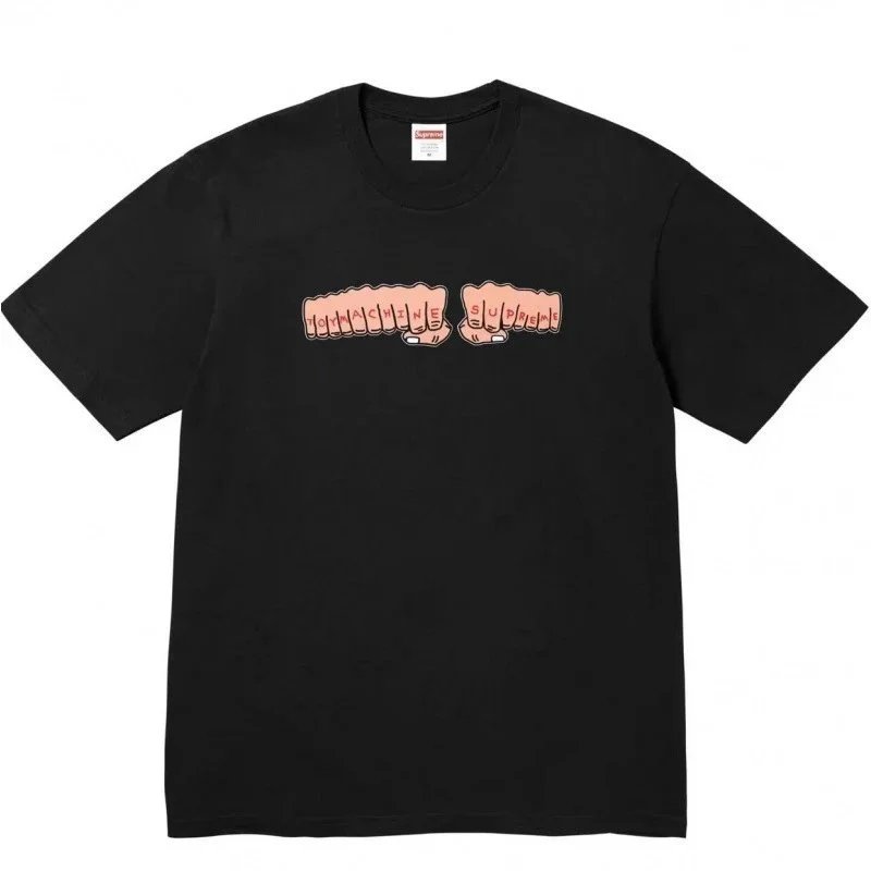 Supreme T-Shirts Box Logo Print — S008 Black