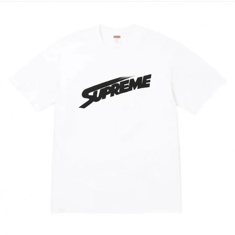 Supreme T-Shirts Box Logo Print — S016 White