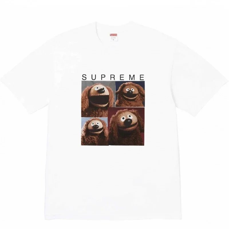 Supreme T-Shirts Box Logo Print — S011 White