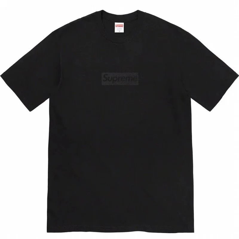 Supreme T-Shirts Box Logo Print — S021 Black