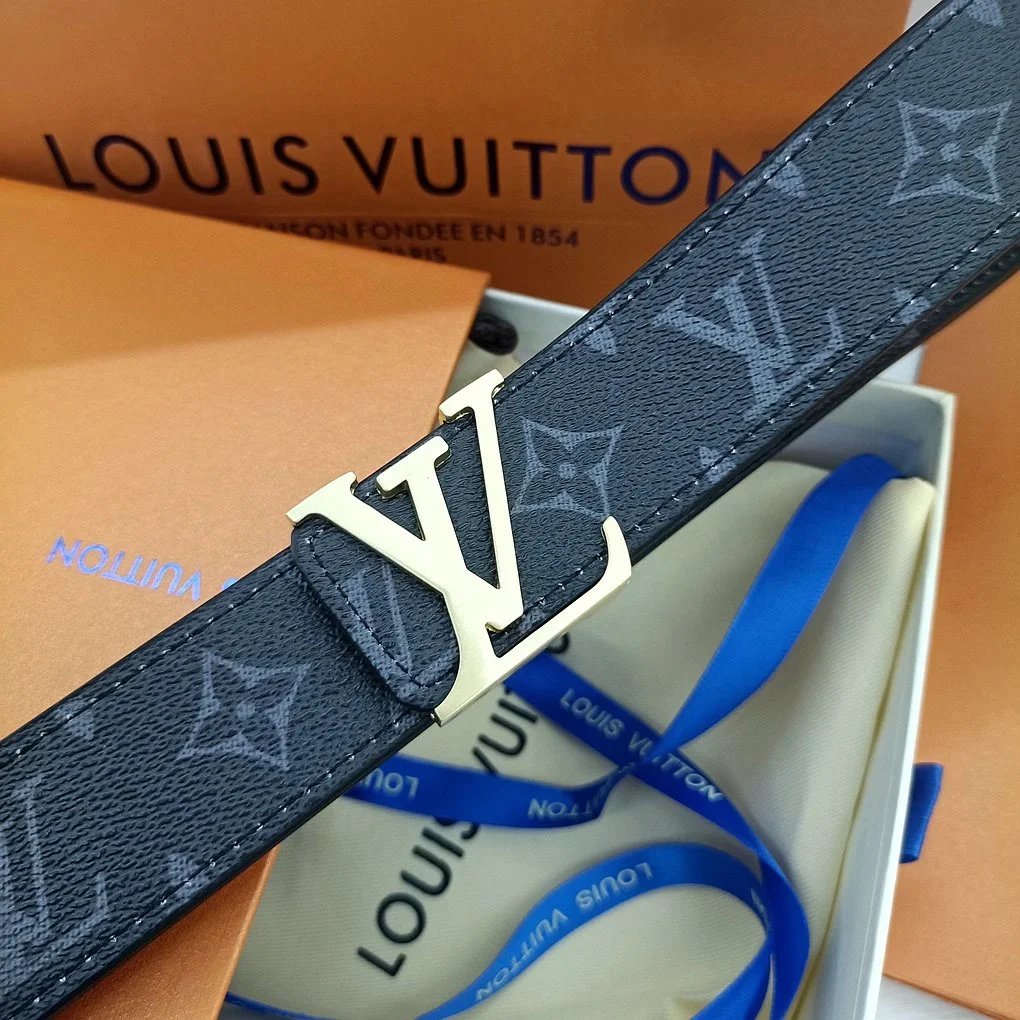 Louis Vuitton Belts LV Monogram Initials Buckle image 6