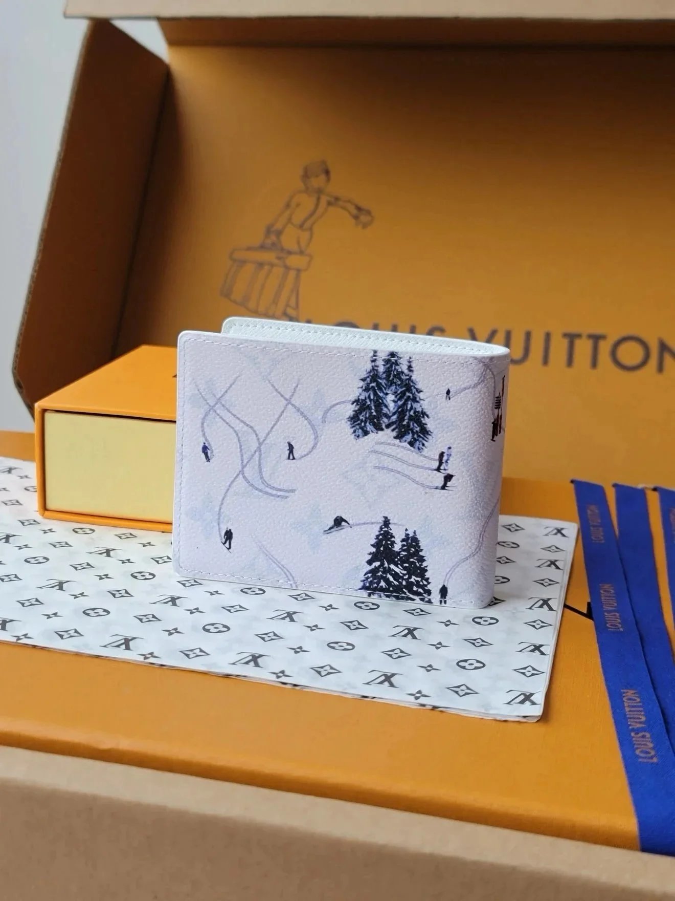Louis Vuitton Wallets & Card Holders Ski Scene Monogram Wallet and Holder image 2