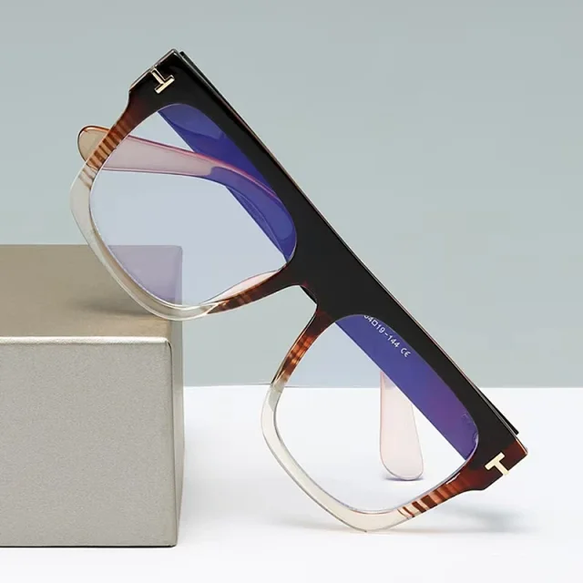 Unbranded Eyewear 95167 square-frame prescription glasses product detail image 2