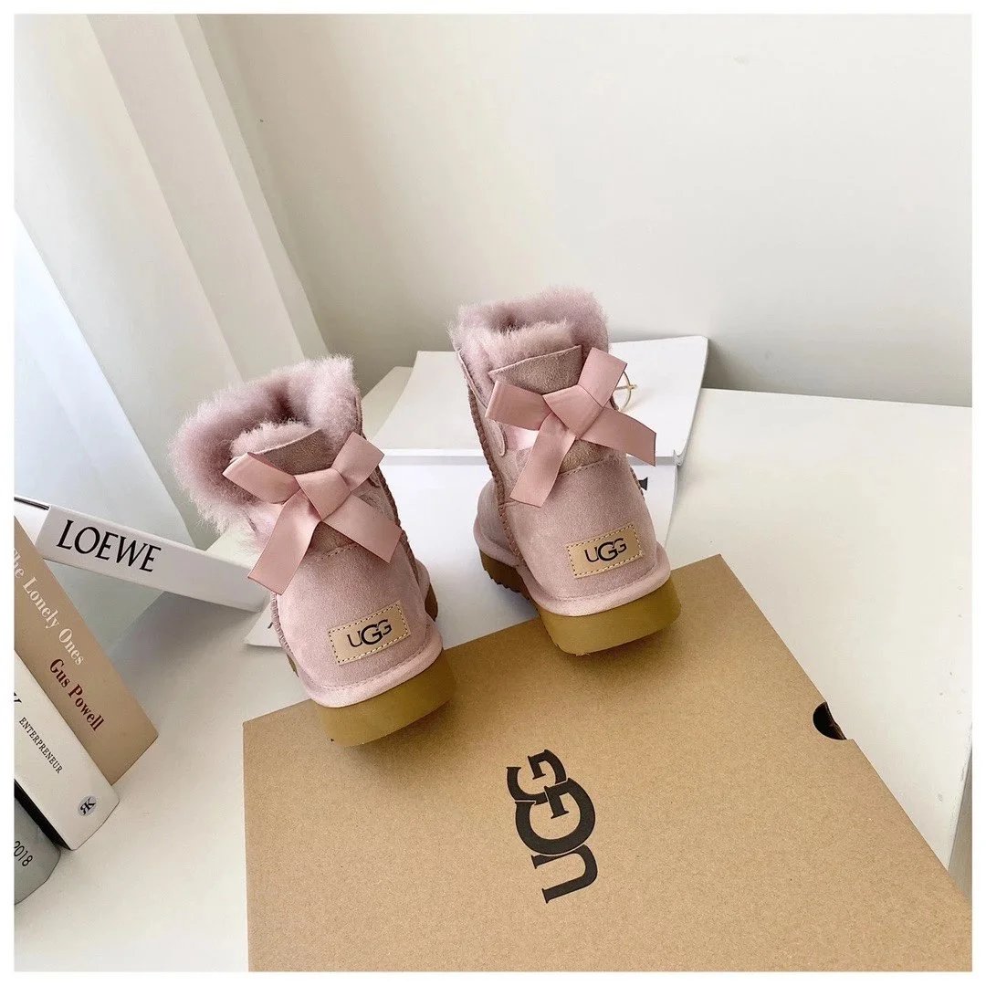 UGG Boots Bailey Bow fur-lined ankle image 14