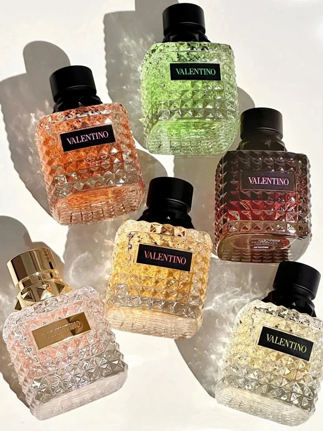 Valentino Perfume Studded Glass Bottle product detail image 1
