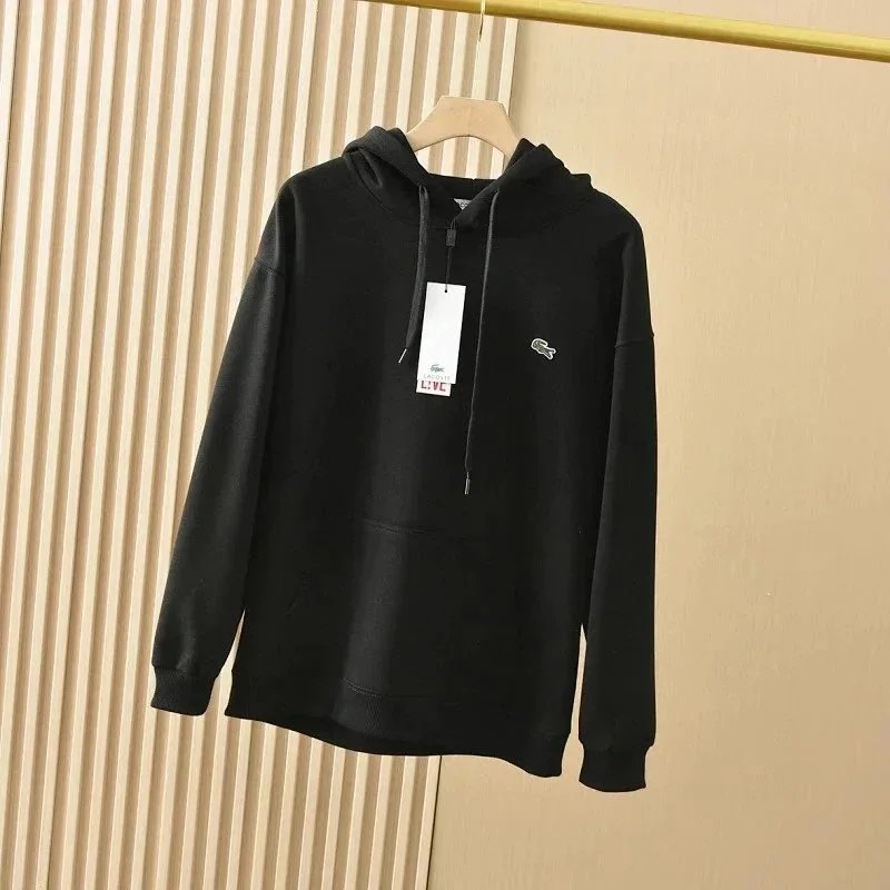 Lacoste Hoodies & Sweatshirts Crocodile Logo Pullover Hoodie image 3