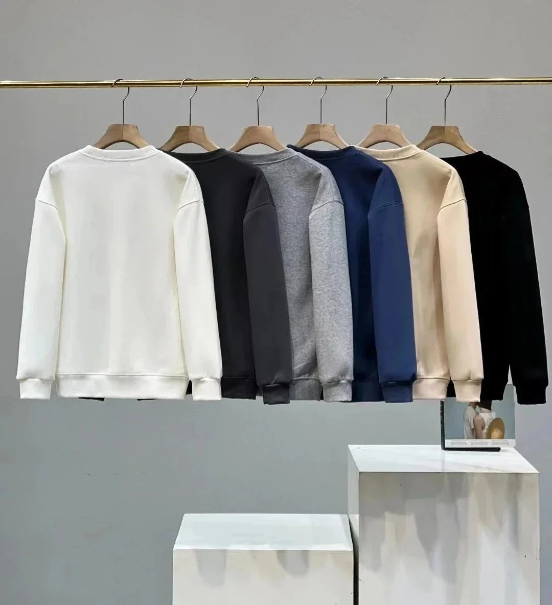 Lacoste Hoodies & Sweatshirts Crewneck sweatshirt with crocodile logo patch image 5