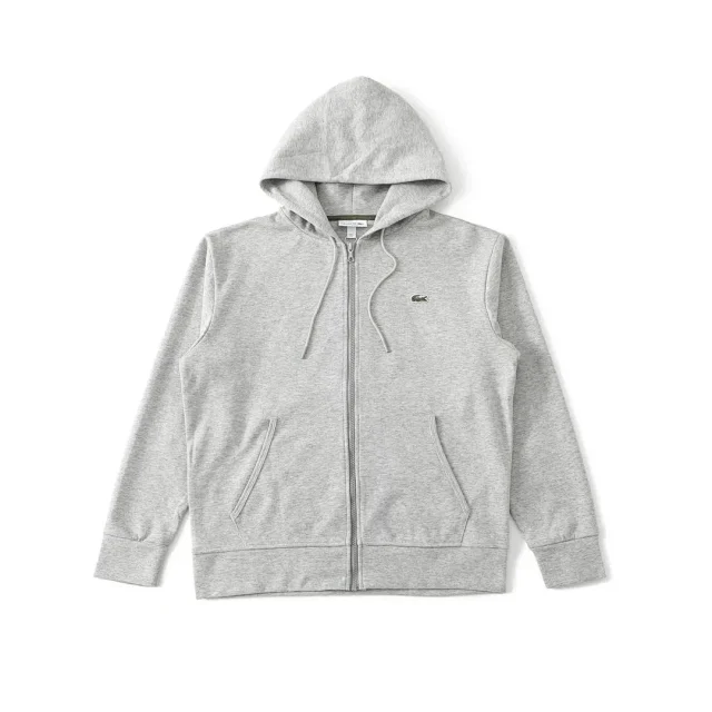 Lacoste Hoodies & Sweatshirts Zip-Up Hooded Sweatshirt with Crocodile Logo product detail image 1
