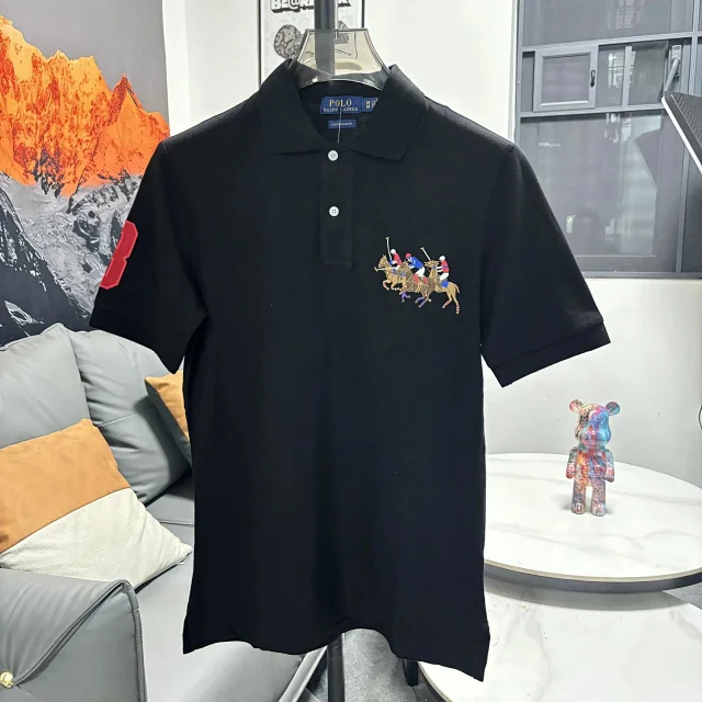 Polo Ralph Lauren Shirts Custom Slim Fit three-player embroidery product detail image 2