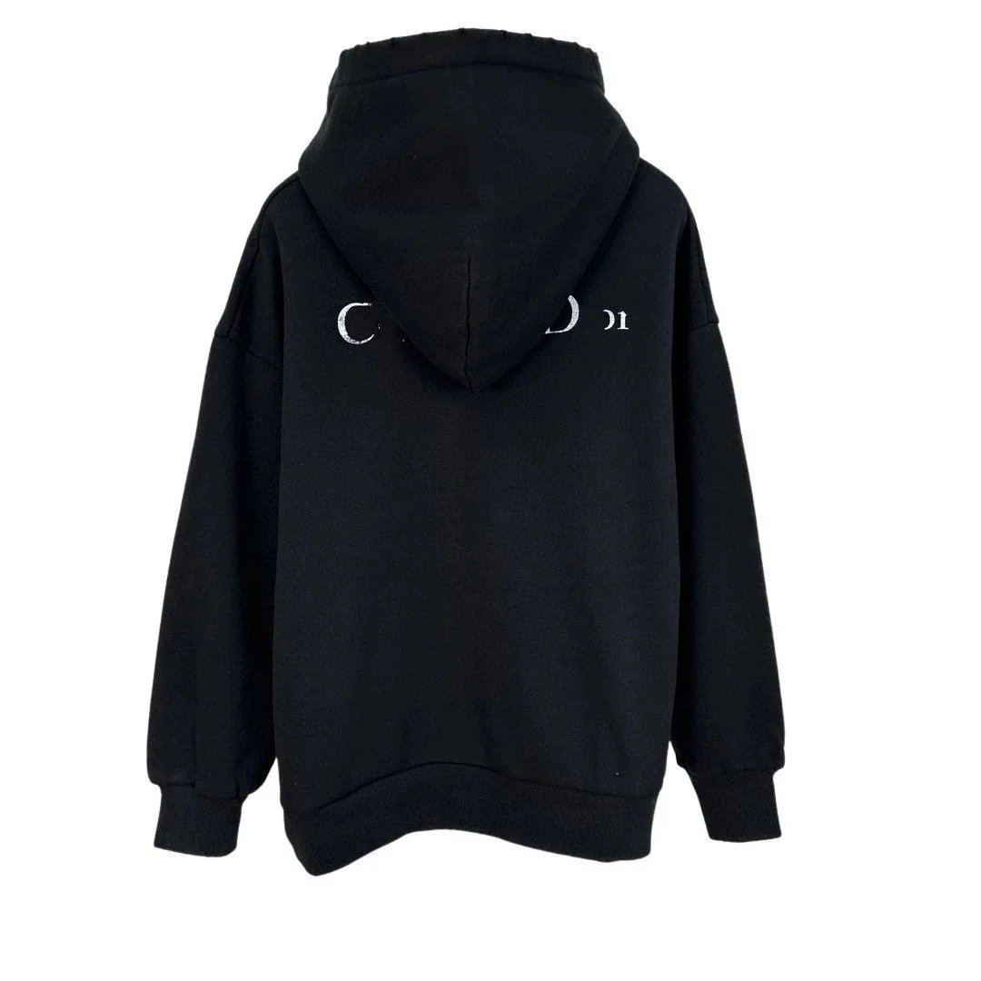 Unbranded Hoodies & Sweatshirts Distressed Hooded Sweatshirt with Kangaroo Pocket image 2