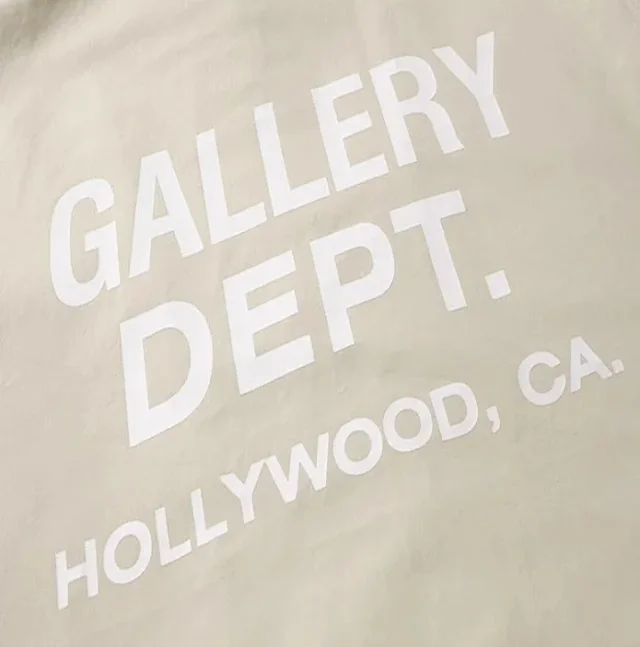 Gallery Dept. Jackets Logo-print zip-up coach jacket product detail image 8