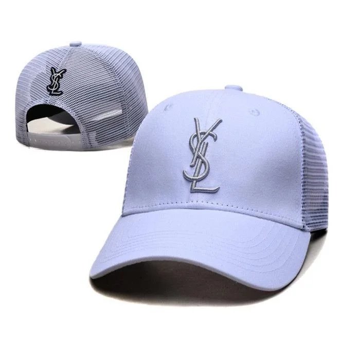 Saint Laurent Hats YSL Monogram Adjustable Baseball Cap image 10