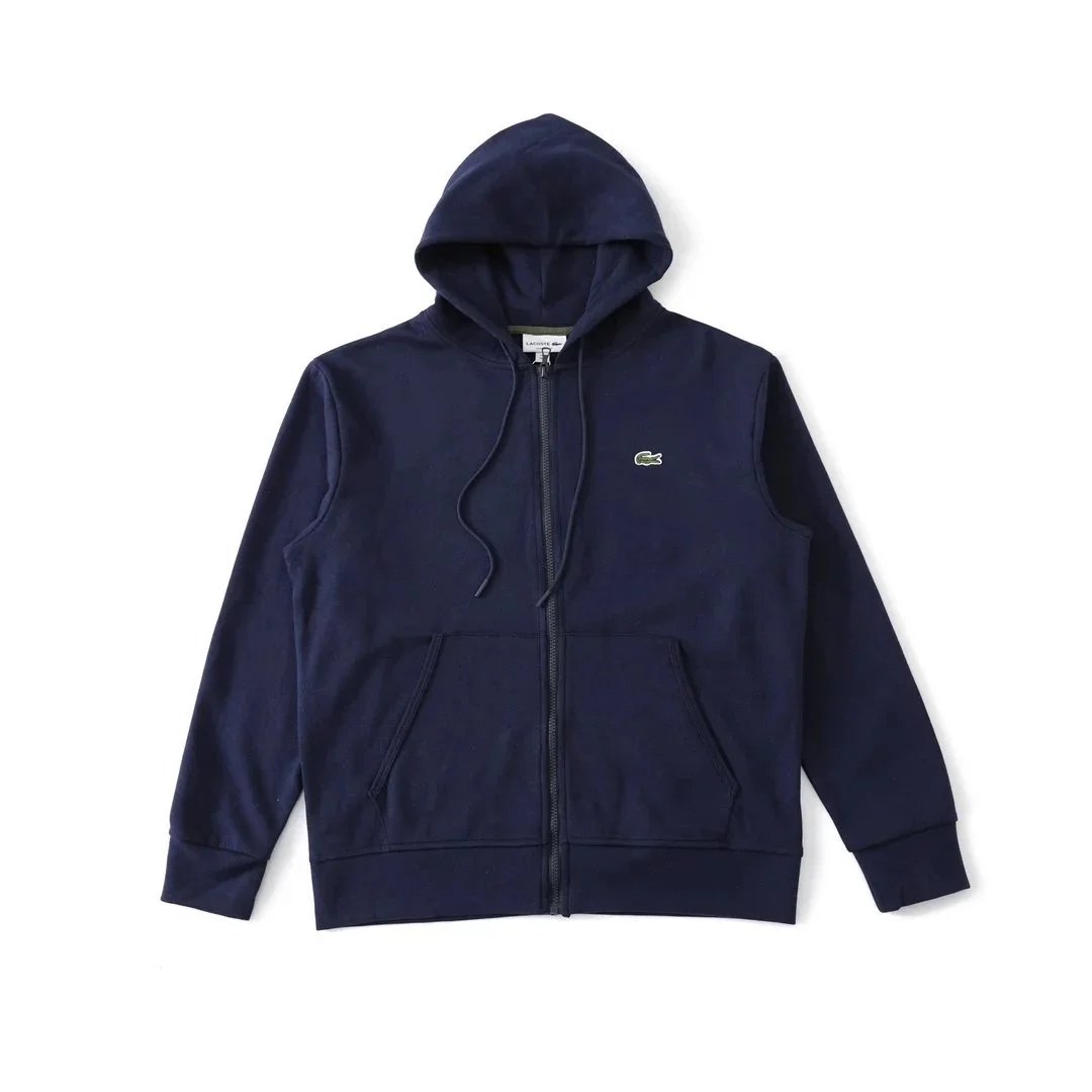 Lacoste Hoodies & Sweatshirts Zip-Up Hooded Sweatshirt with Crocodile Logo image 8