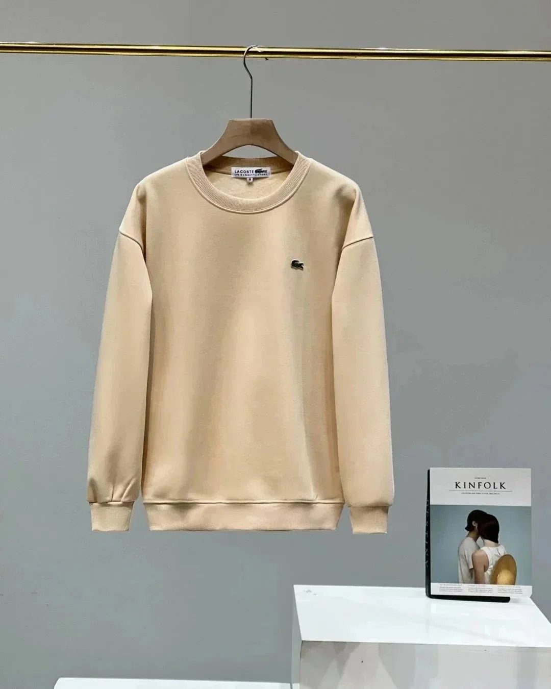 Lacoste Hoodies & Sweatshirts Crewneck sweatshirt with crocodile logo patch image 6
