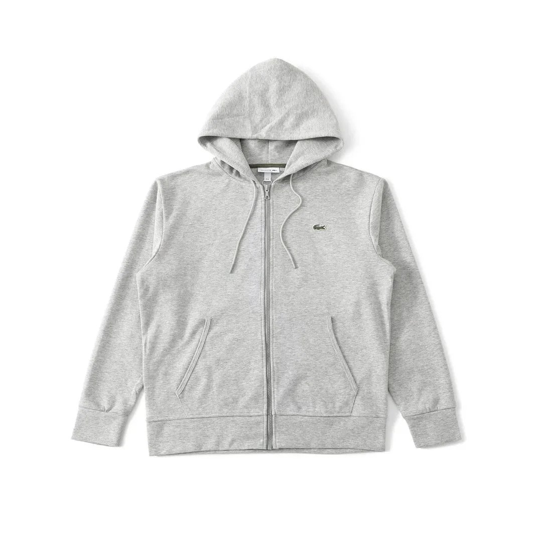 Lacoste Hoodies & Sweatshirts Zip-Up Hooded Sweatshirt with Crocodile Logo image 2